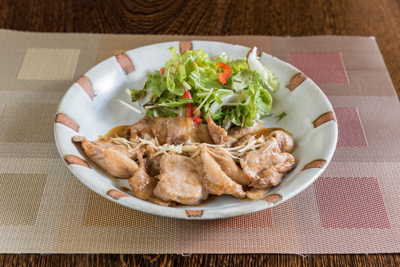 醤油麹の豚の生姜焼き